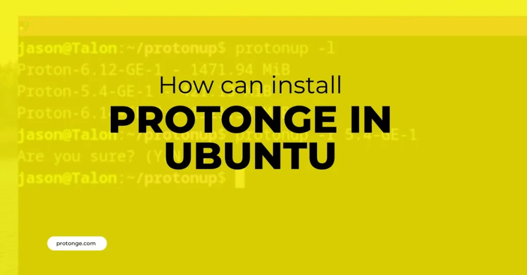 How can install ProtonGE in Ubuntu