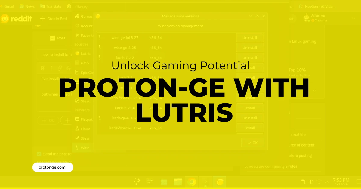 Proton-GE with Lutris