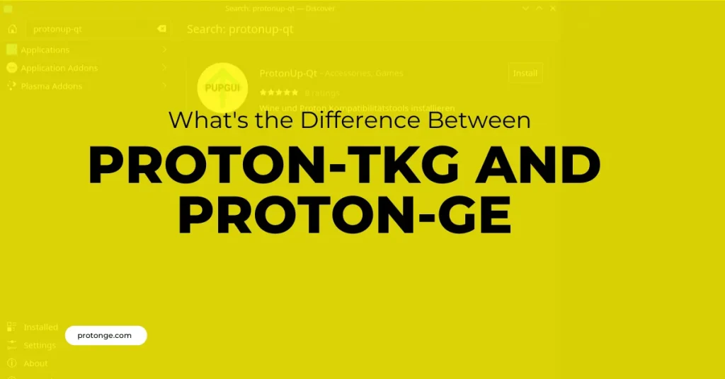 Proton-TKG vs Proton-GE